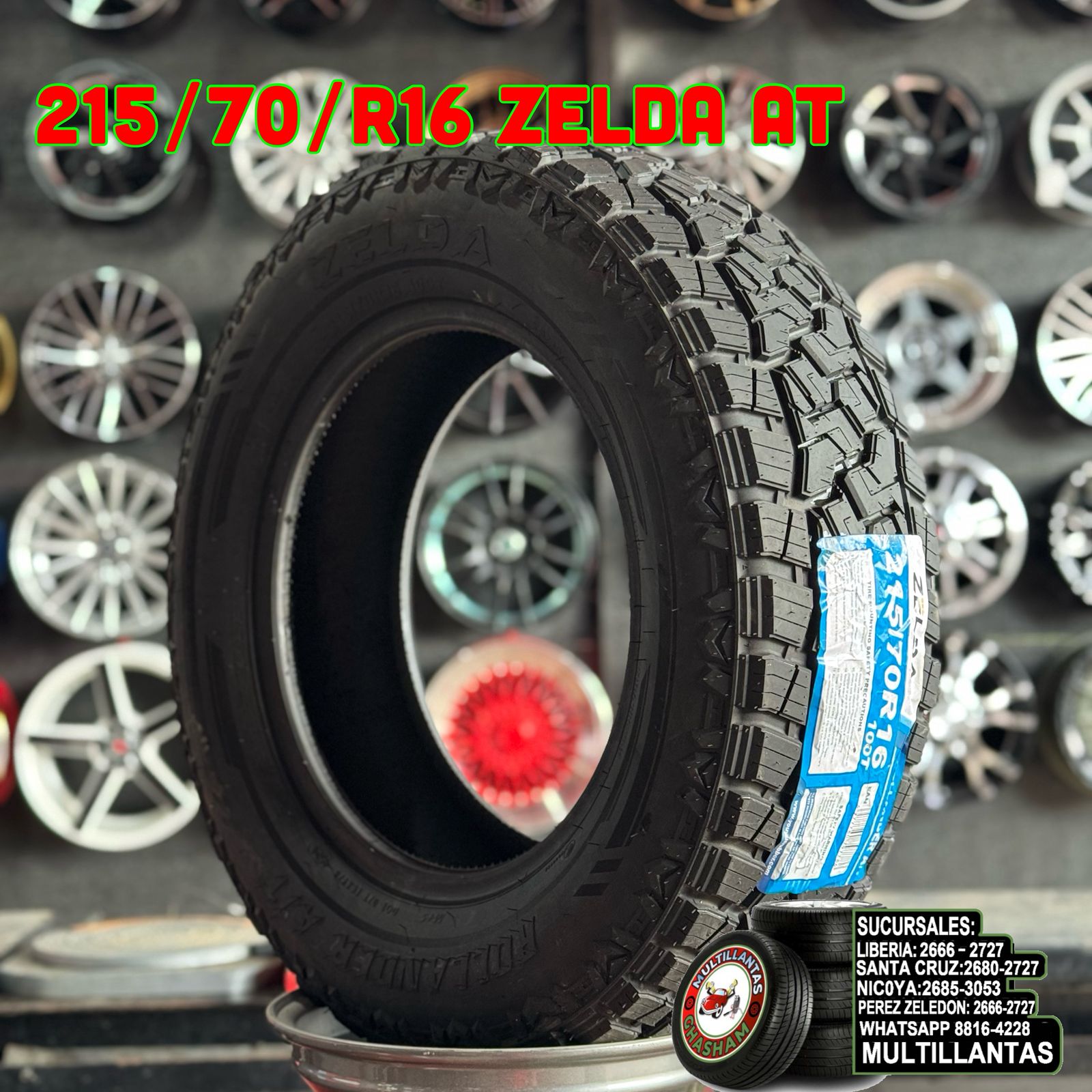 215/70/R16 ZELDA  AT RT